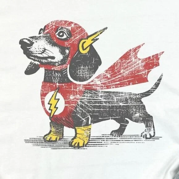 Funny Wiener Dog Tee - Picture 2 of 4
